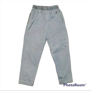 Vtg Gitano Light Wash Elastic High Waist Jeans 12